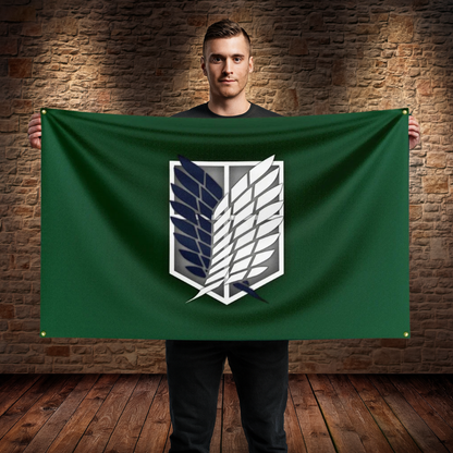 Bandiera Stemma delle Ali della Libertà – Attack on Titan™