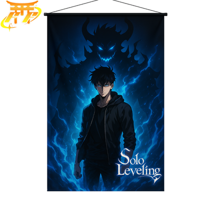 Bandiera Sung Jinwoo "Ombra del Monarca" – Solo Leveling™