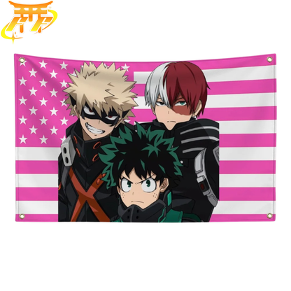Bandiera "Trio di Eroi" – My Hero Academia™