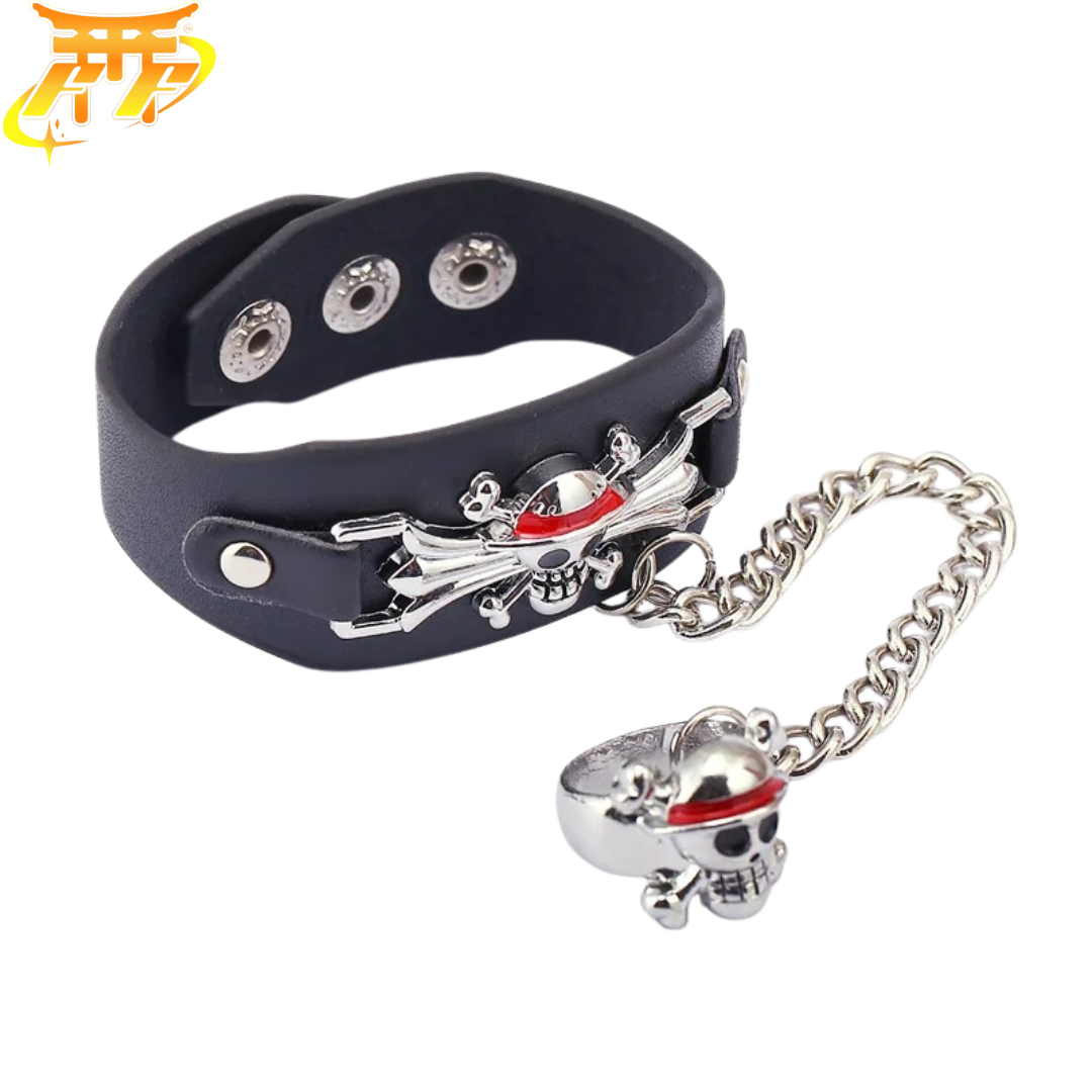Bracciale + Anello "Jolly Roger Luffy" – One Piece™