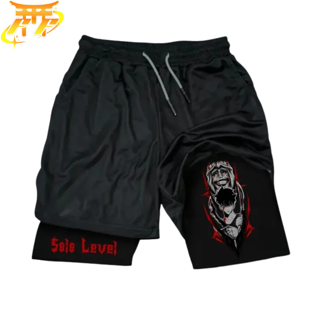 Pantaloncini Jinwoo "Sguardo del Sovrano" - Solo Leveling™