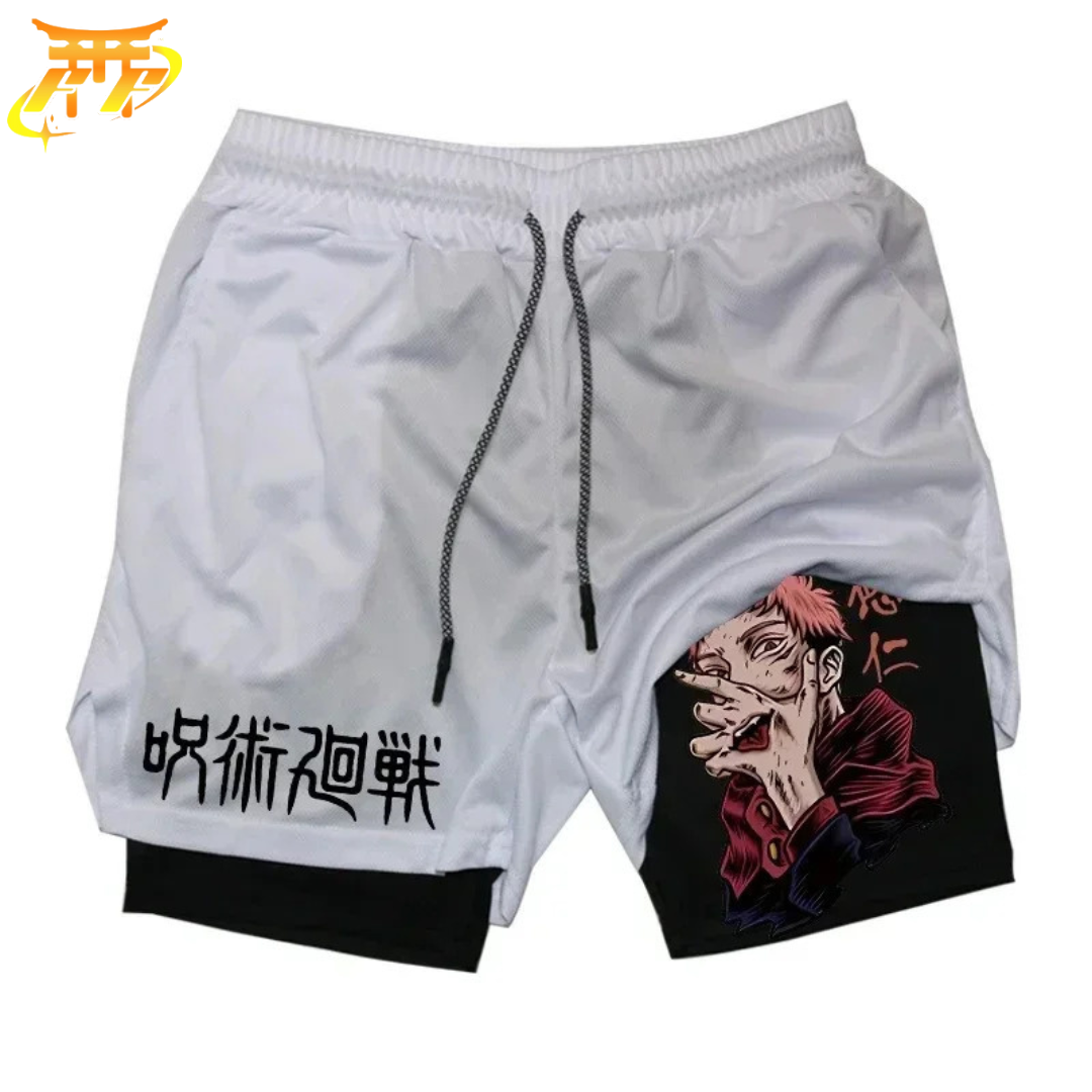 Pantaloncini Sukuna Bianco e Nero - Jujutsu Kaisen™