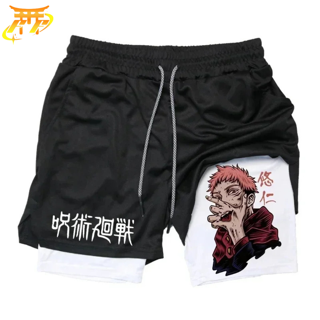 Pantaloncini Sukuna Bianco e Nero- Jujutsu Kaisen™