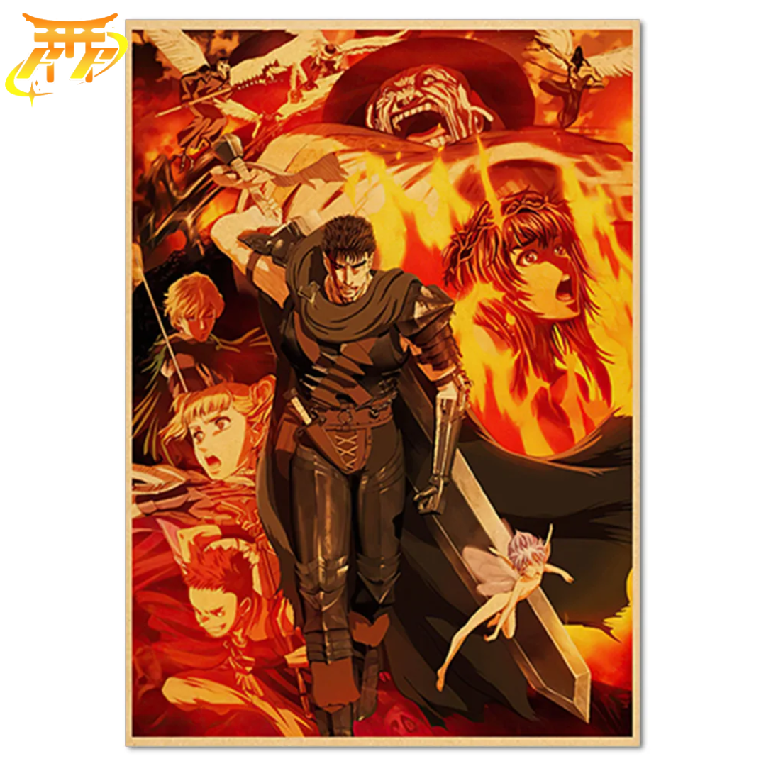 Poster Guts "La Vendetta del Guerriero" - Berserk™