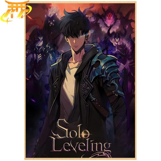 Poster Sung Jinwoo "Armata delle Ombre" - Solo Leveling™