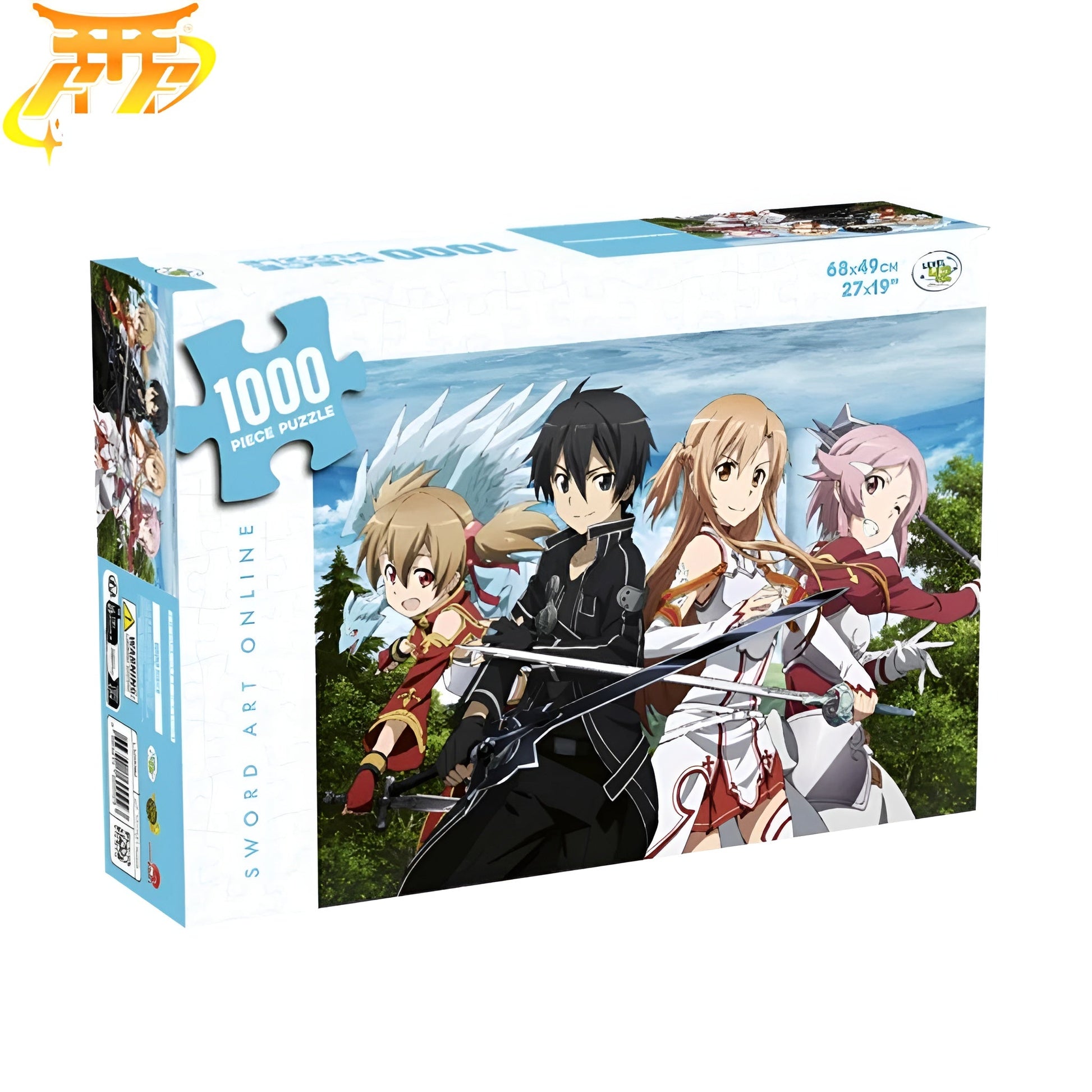 Puzzle Kirito, Asuna, Lisbeth e Silica – Sword Art Online™