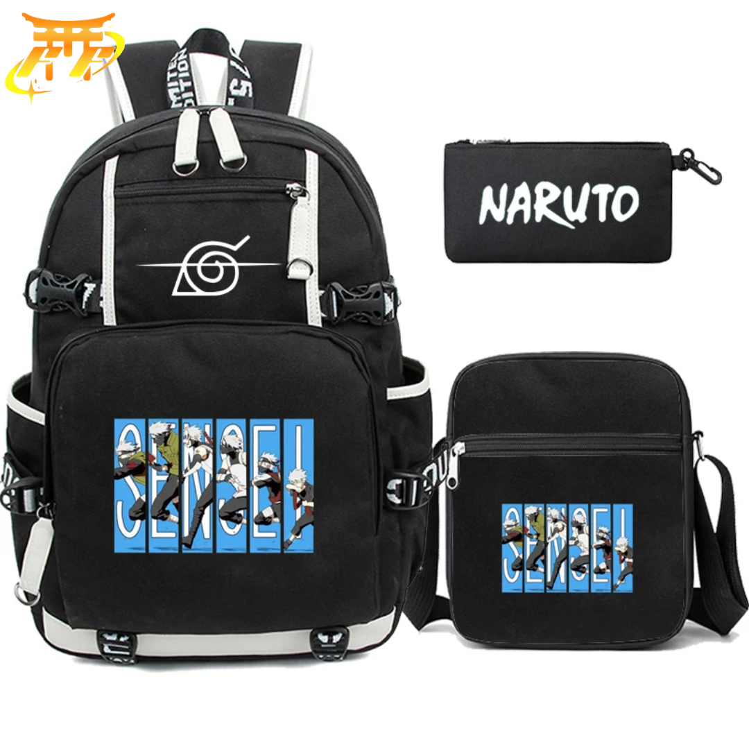 Zaino con Astuccio e Borsa Kakashi - Naruto Shippuden™