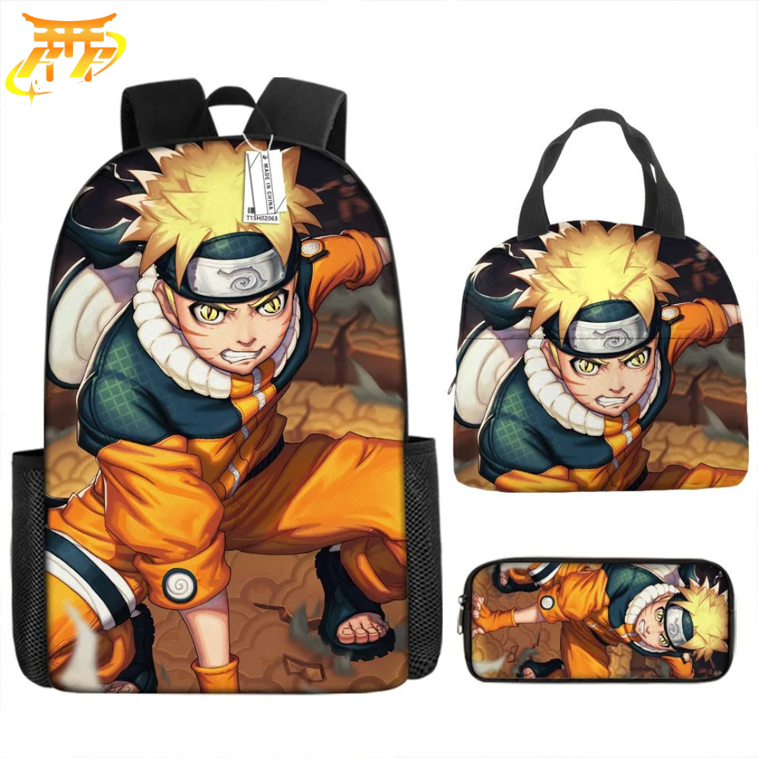  Zaino con Astuccio e Borsa Naruto 1ª Forma - Naruto Shippuden™