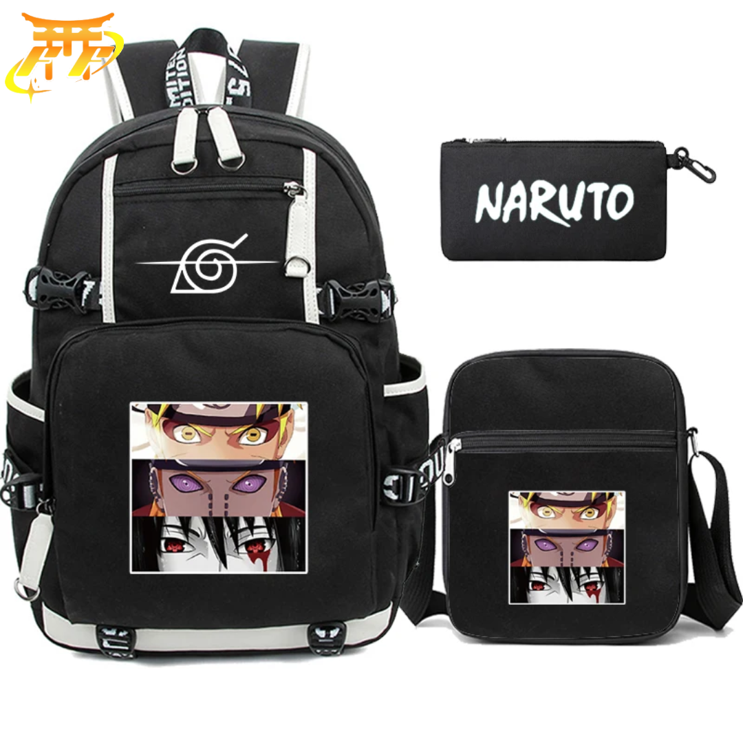  Zaino con Astuccio e Borsa Naruto x Pain x Sasuke - Naruto Shippuden™