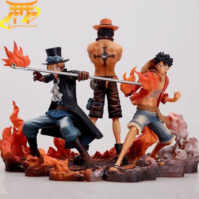 Action Figure Luffy Ace e Sabo - One Piece™