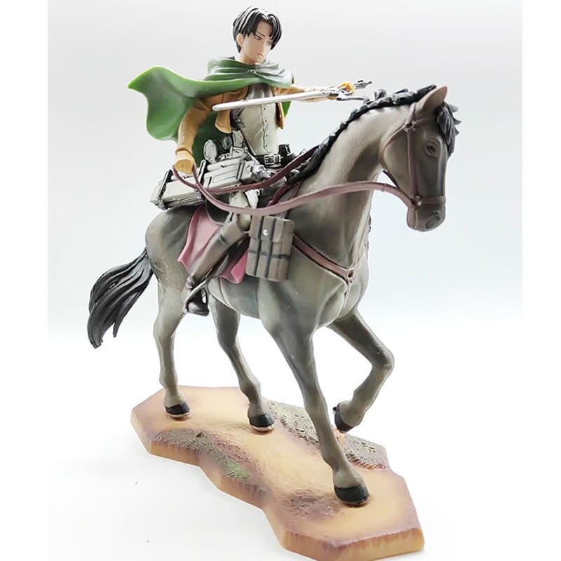 Action Figure Rivaille Ackerman a cavallo - Attack on Titan™