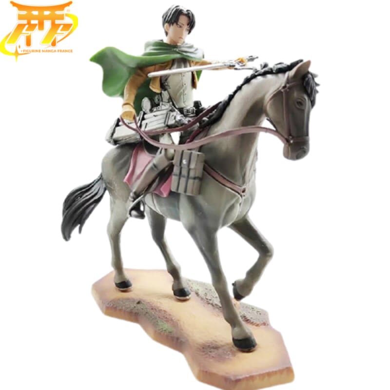 Action Figure Rivaille Ackerman a cavallo - Attack on Titan™