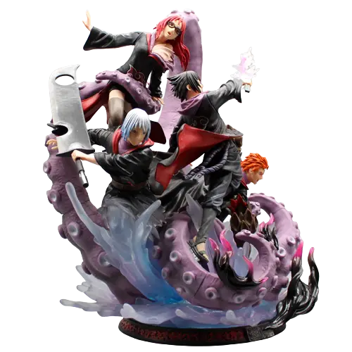Action Figure Sasuke x Suigetsu x Karin x Jûgo - Naruto Shippuden™