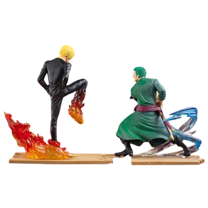 Action Figure Zoro contro Sanji - One Piece™