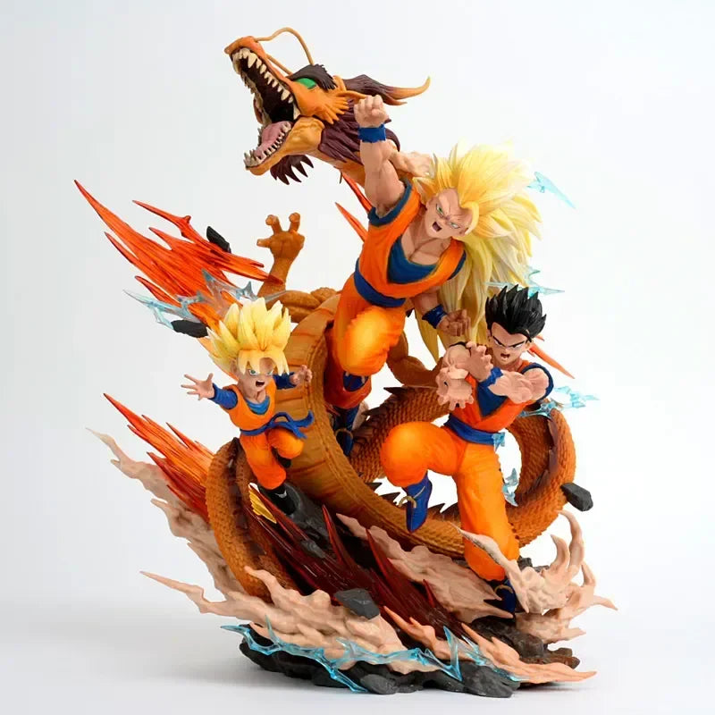 Action Figure Goku, Gohan e Goten - Dragon Ball Z™