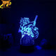 Lampade led Kokushibo (1a Luna Demoniaca) - Demon Slayer™