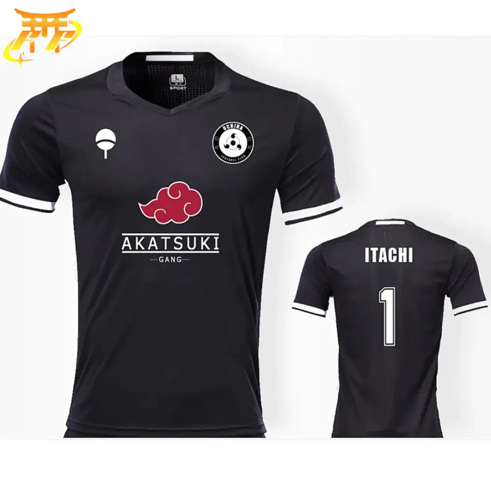 Maglie da Calcio Itachi Uchiwa Nera - Naruto Shippuden™