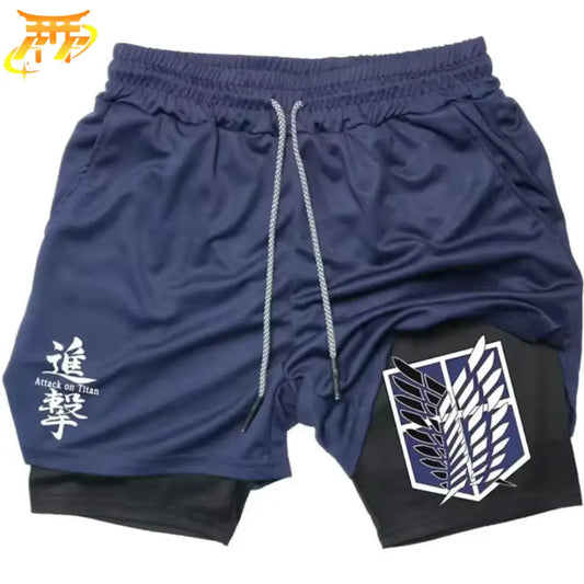 Pantaloncini Battaglione di Esplorazione Blu - Attack on Titan™