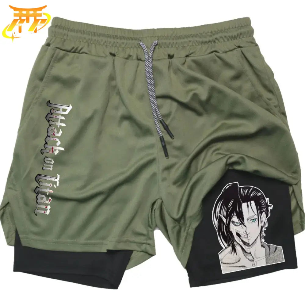Pantaloncini Eren Jaeger x il Gigante d’Attacco - Attack on Titan™