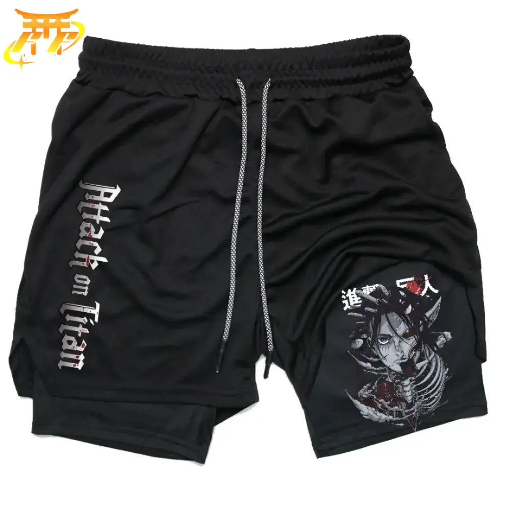 Pantaloncini Gigante Fondatore Nero- Attack on Titan™