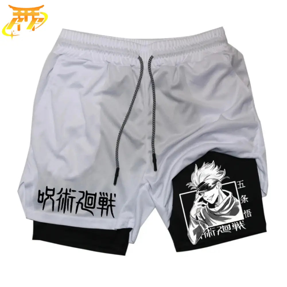 Pantaloncini Gojo Bianchi e Neri- Jujutsu Kaisen™