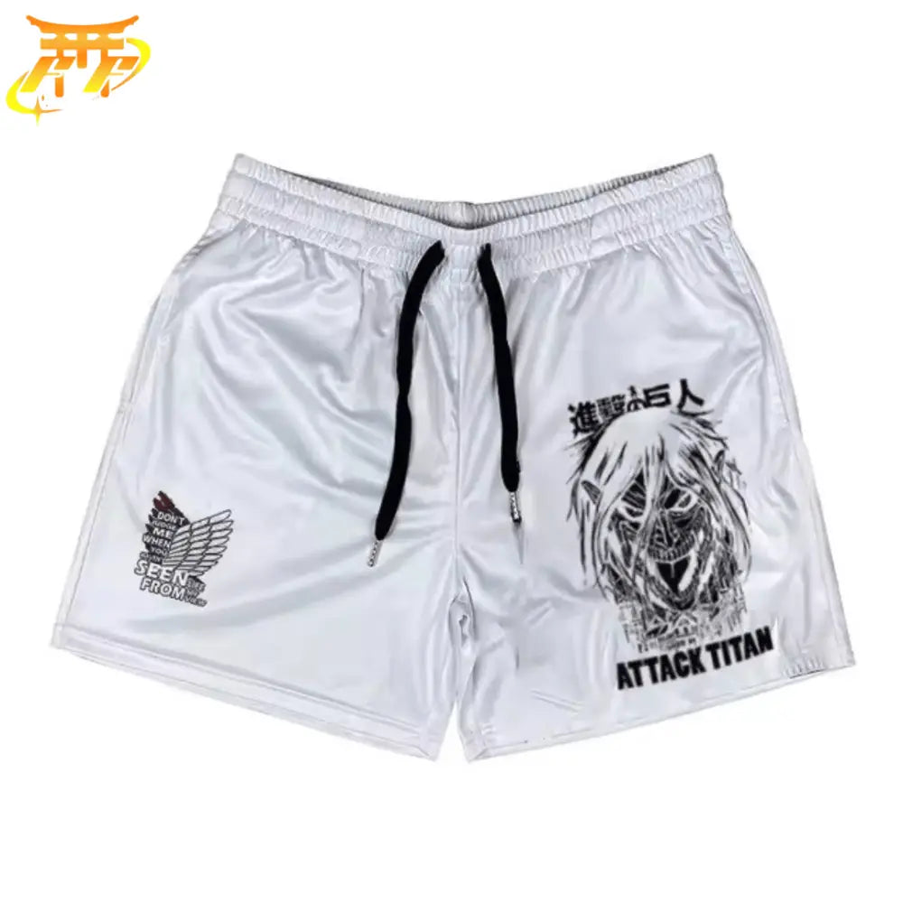 Pantaloncini Titan Assaillant Bianco e Nero - Attack on Titan™