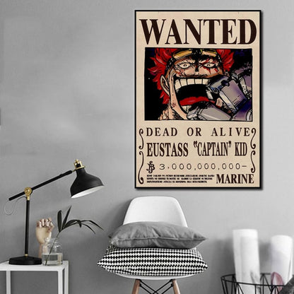 Poster Cercasi Eustass ’Captain’ Kid - One Piece™