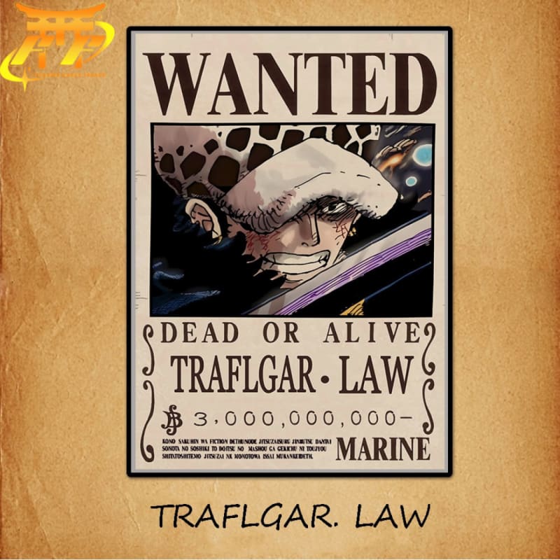 Poster Cercasi Trafalgar D. Water Law - One Piece™