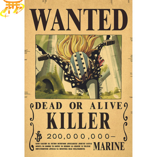 Poster Ricercato assassino - One Piece™