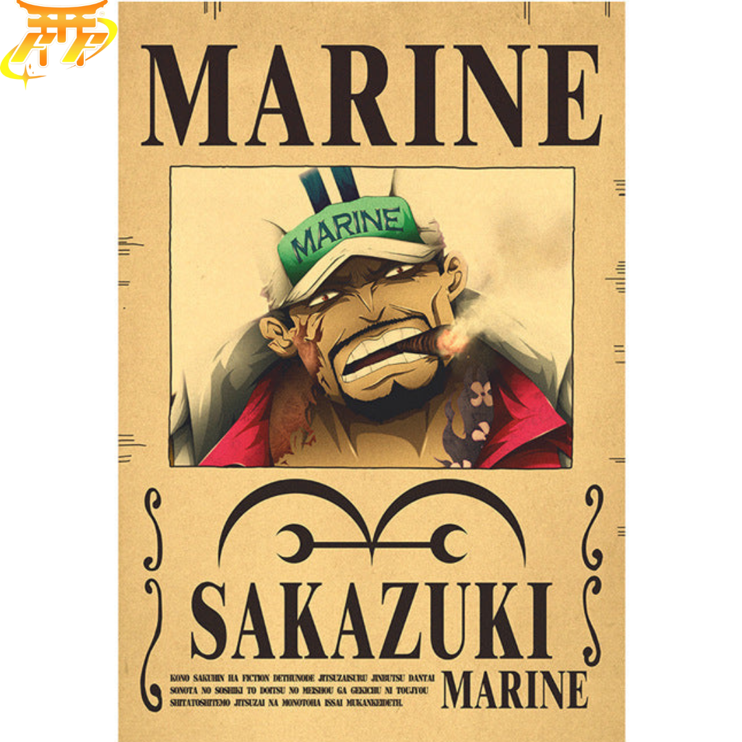 Poster Wanted Akainu - One Piece™