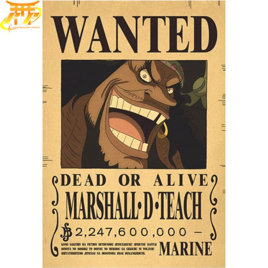 Poster Wanted Barbanera - One Piece™