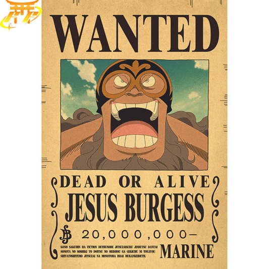 Poster Wanted Burgess - One Piece™