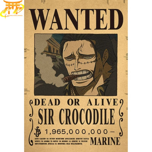 Poster Wanted coccodrillo - One Piece™