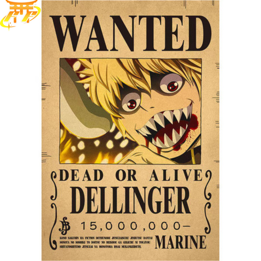 Poster Wanted Dellinger - One Piece™