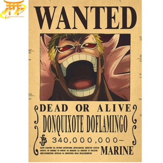 Poster Wanted Doflamingo - One Piece™