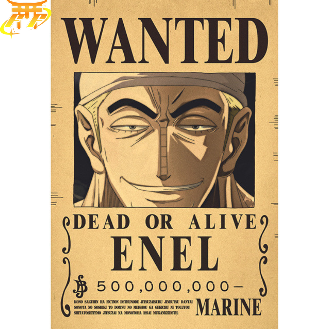 Poster Wanted Enel - One Piece™