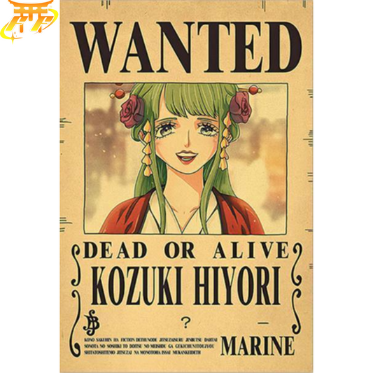 Poster Wanted Hiyori - One Piece™