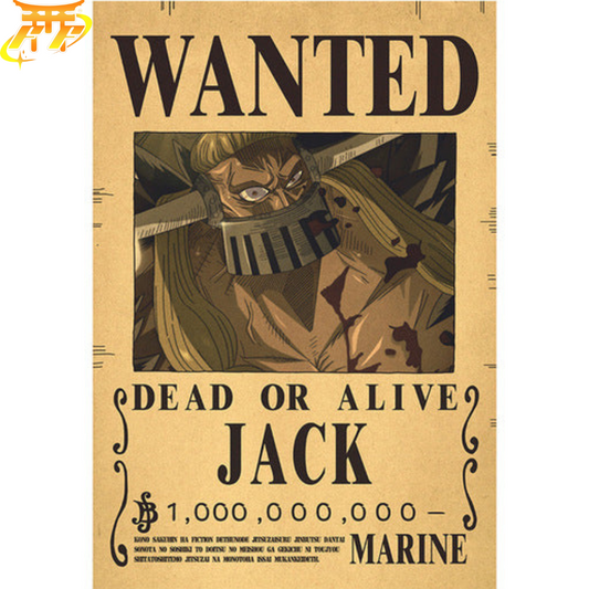 Poster Wanted Jack - One Piece™