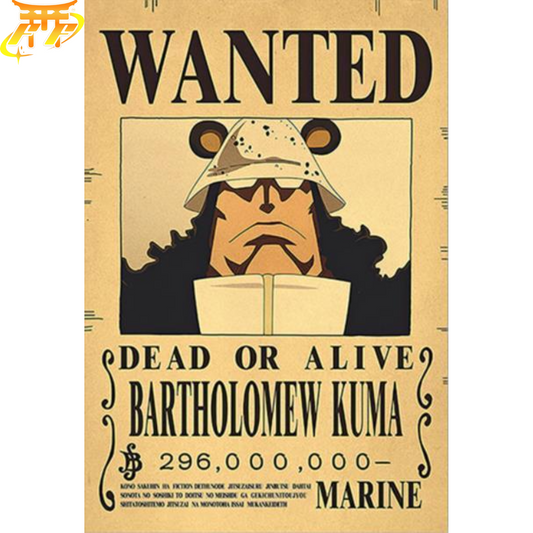 Poster Wanted Kuma - One Piece™