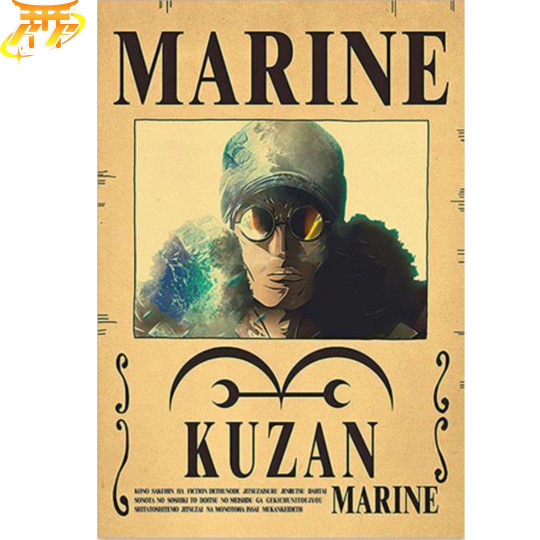 Poster Wanted Kuzan - One Piece™