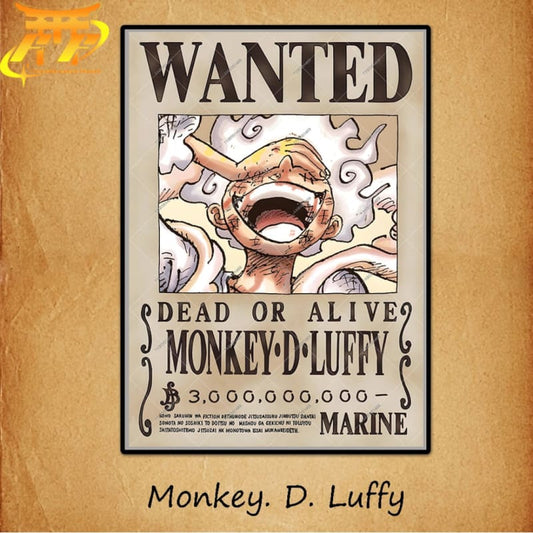 Poster Wanted Luffy ’Yonko’ - One Piece™