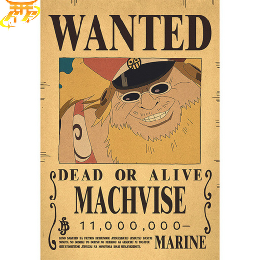 Poster Wanted Machvise - One Piece™