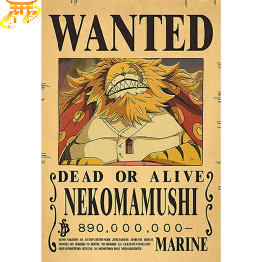 Poster Wanted Nekomamushi - One Piece™