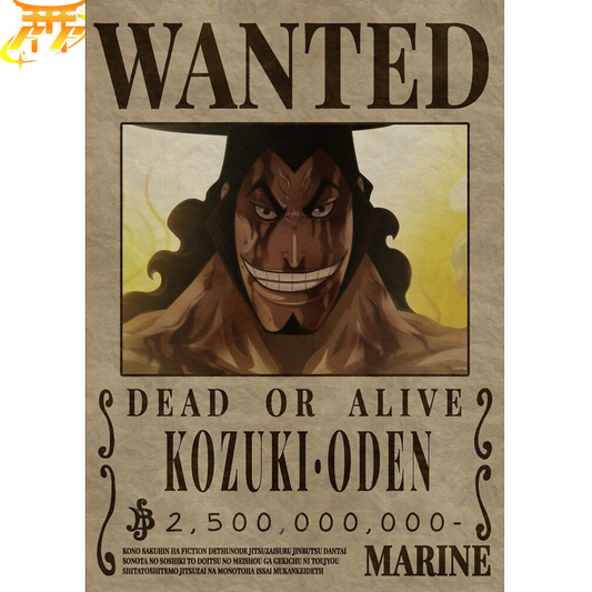 Poster Wanted Oden - One Piece™