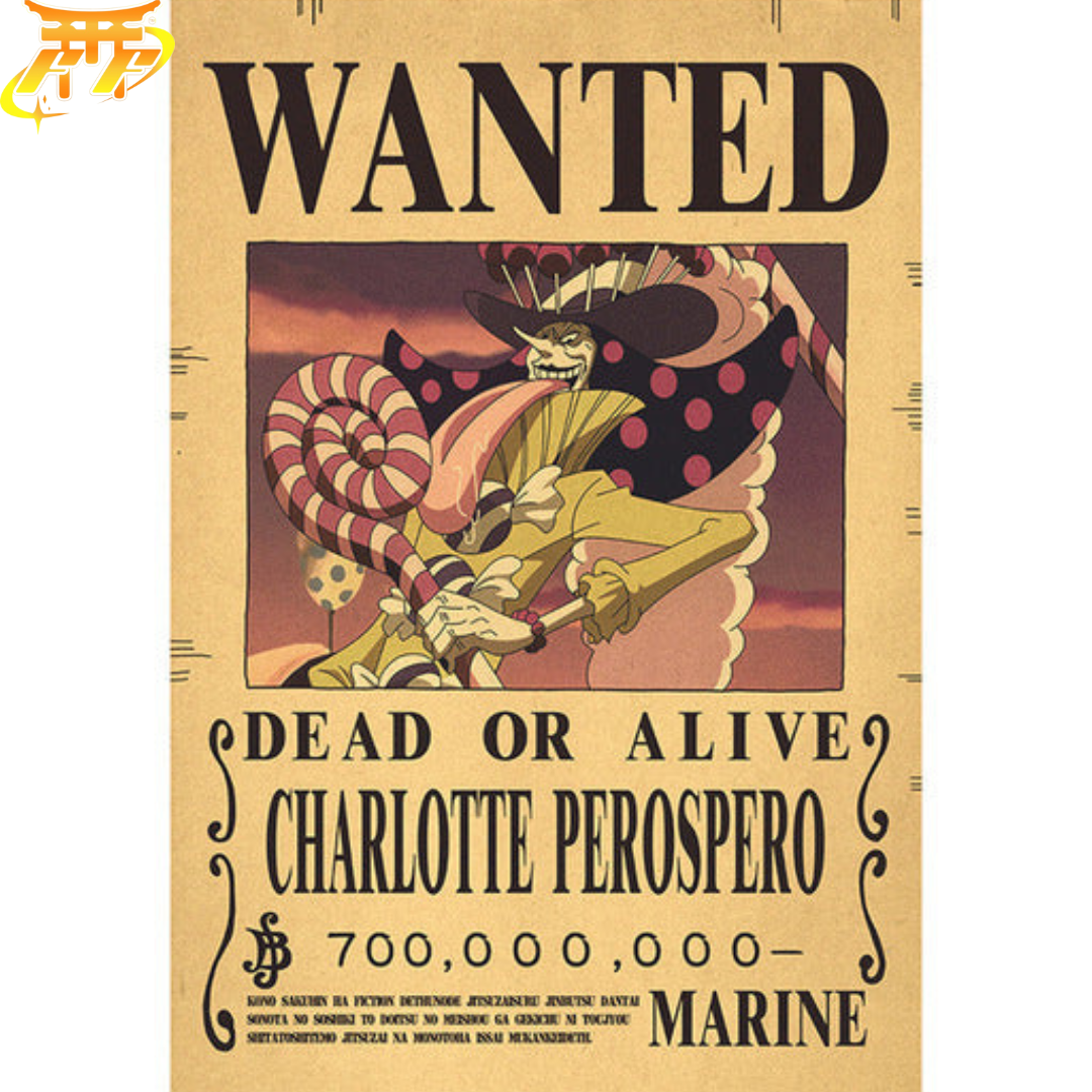 Poster Wanted Perospero - One Piece™