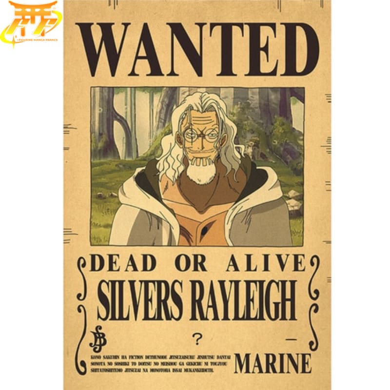 Poster Wanted Silver Rayleigh - One Piece™