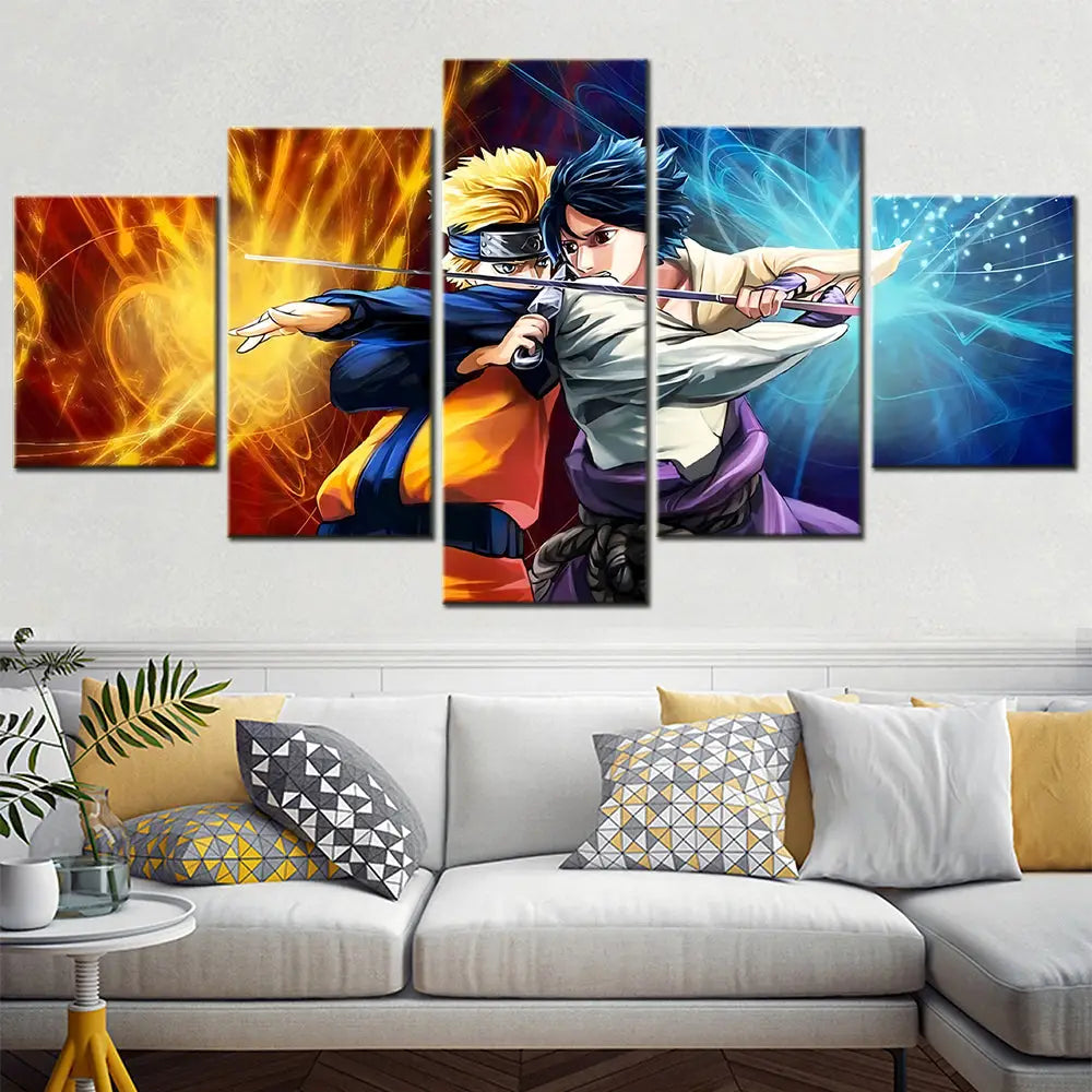 Quadro Battaglia di Naruto e Sasuke - Naruto Shippuden™