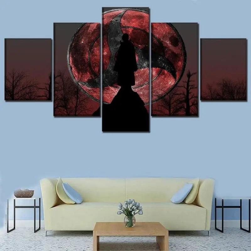 Quadro di Mangekyô Sharingan di Itachi Uchiha - Naruto Shippuden™