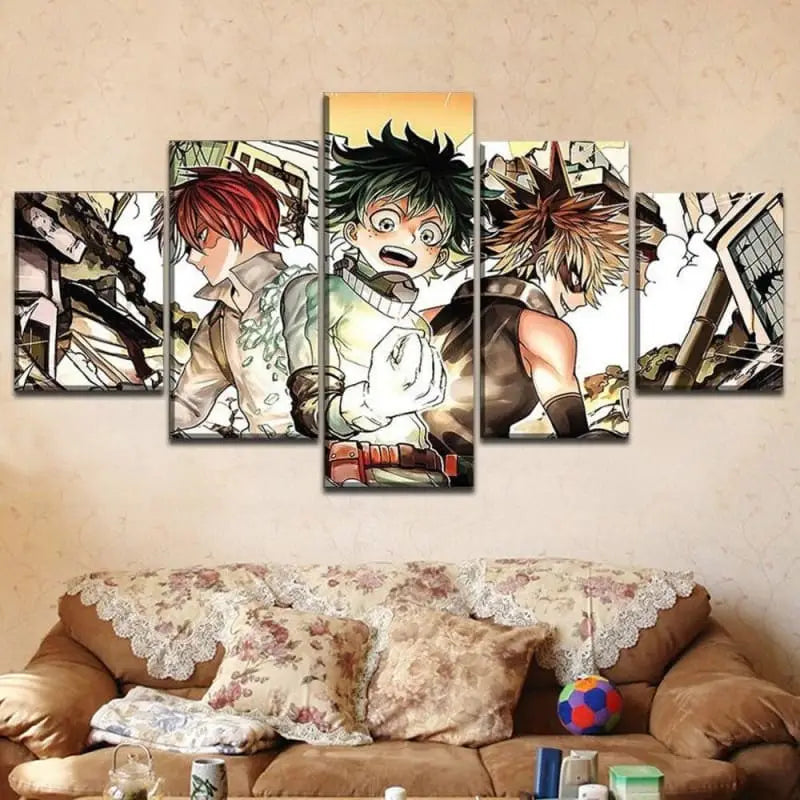 Quadro di Shoto Izuku e Bakugo - My Hero Academia™