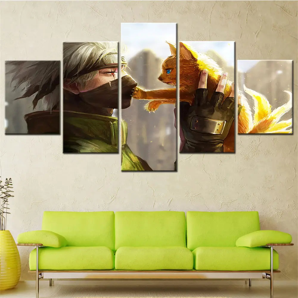 Quadro Kakashi & Kurama - Naruto Shippuden™